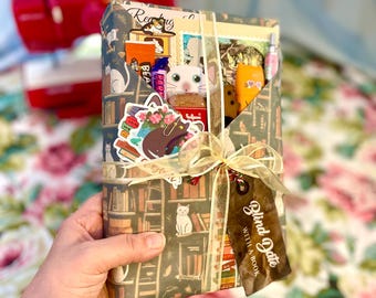 Cita a ciegas con un libro - Listo para enviar - Libro con envoltorio misterioso, regalo para amantes de los libros, regalo sorpresa, regalo para amantes de los libros, libro secreto, sorpresa literaria