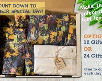 Calendario de Adviento de Chesham: 24 (o 12) materiales para manualidades o artes, con desafíos seleccionados por Rather Nice Art