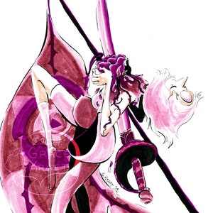 Steven Universe Print - &quot;For Her&quot; Pearl - 8.5&quot;x11&quot;