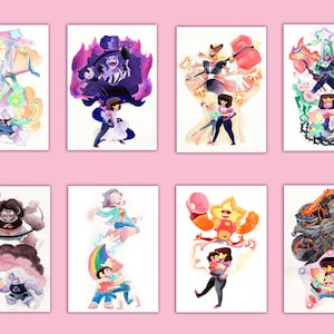 Steven Universe Fusion Prints - 5"x7"