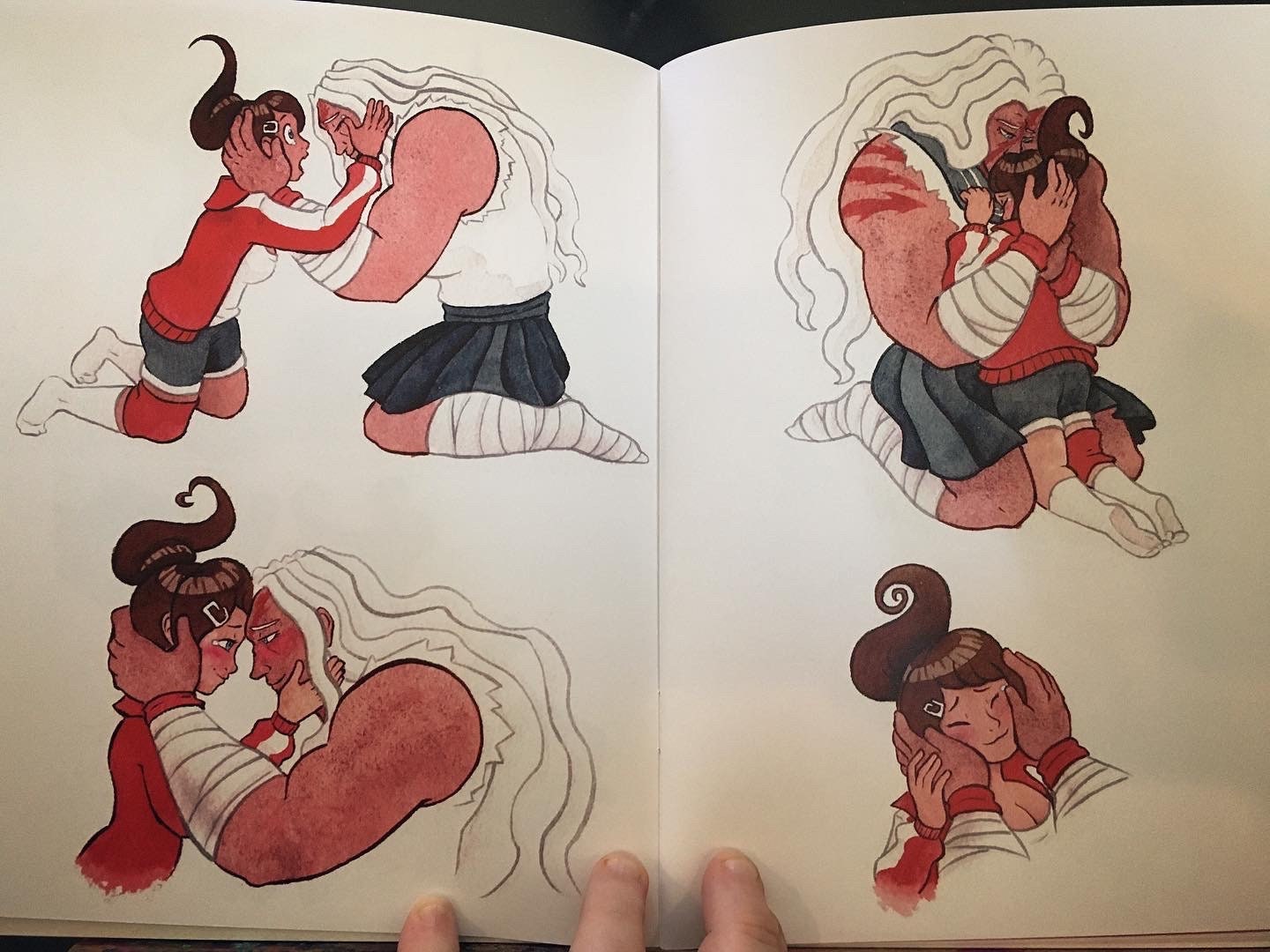 ダンガンロンパ 桜葵 大神さくら＆朝比奈葵 画集 - Etsy 日本