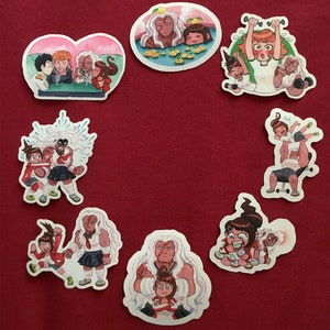 Danganronpa Sakuraoi Sakura Ogami & Aoi Asahina Sticker Flake Pack