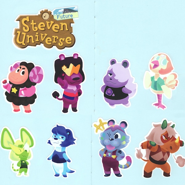 Steven Universe Animal Crossing Sticker Pack