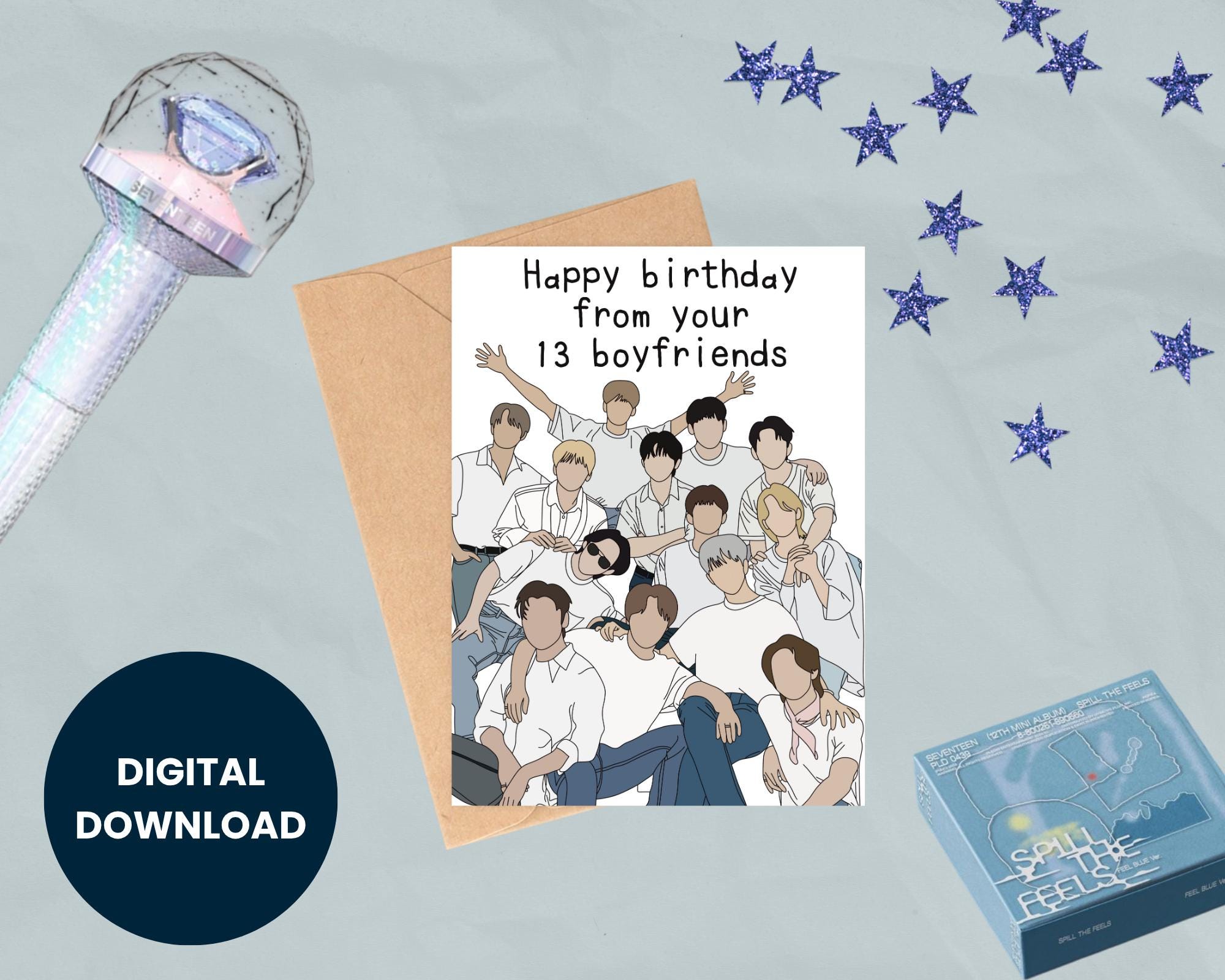 タレントカード Happy Birthday Card K-POP おトク情報がいっぱい！ Kpop birthday card, Happy birthday