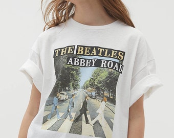 THE BEATLES ABBEY ROAD Tシャツ フリーサイズ ホワイト 訳ありB品 ビートルズ Abbey Road Tシャツ 白 ホワイト Lサイズ