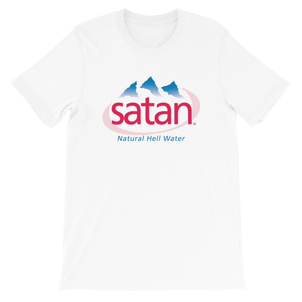 Satan Tshirt | Natural Hell Water | Joke Shirt Satan Tshirt | Natural Hell Water | Joke Shirt