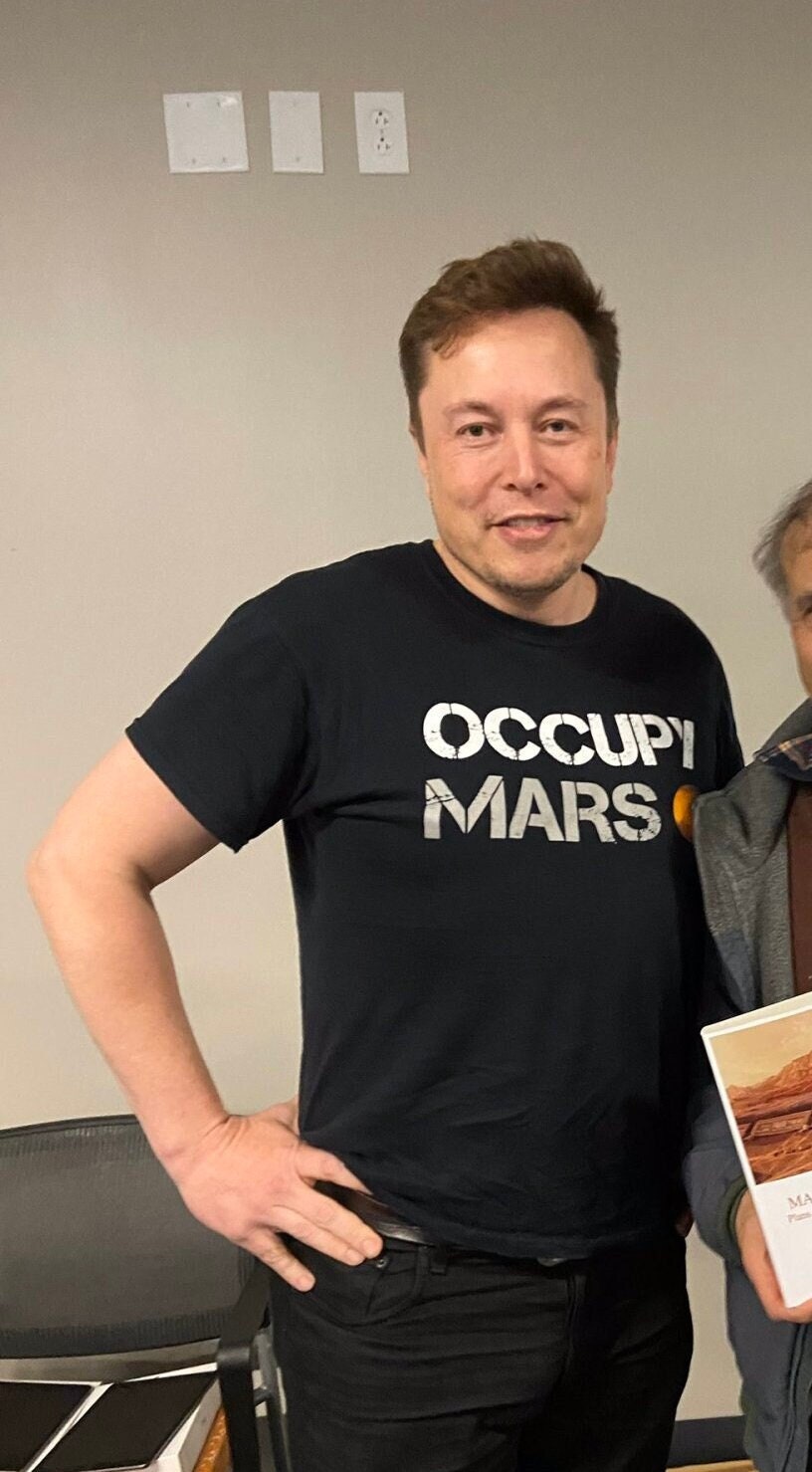 Elon Musk Occupy Mars T-shirt - Etsy India