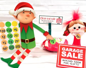 Elf Clean Out Sale Prop Set | Elf Activity Kit
