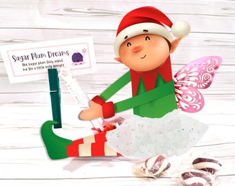 Elf Sugar Plum Fairy Costume Prop Set | Elf Activity Kit