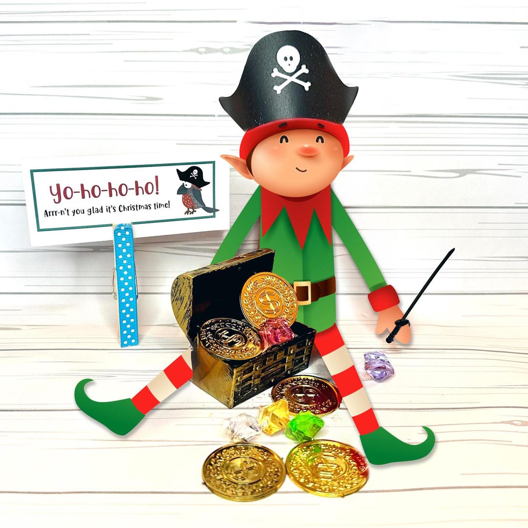 Elf Pirate Prop Set | Elf Activity Kit - Etsy