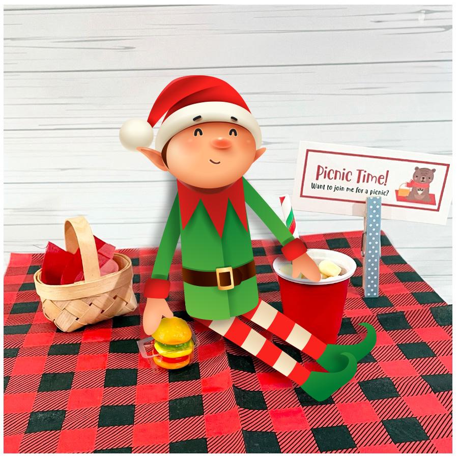 Elf Picnic Prop Set | Elf Activity Kit - Etsy