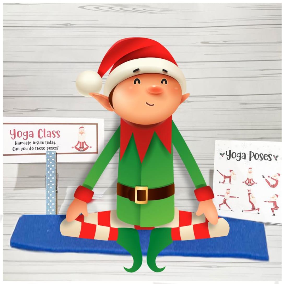 Elf Yoga Practice Prop Set | Elf Activity Kit - Etsy