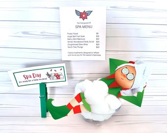 Elf Spa Day Prop Set | Elf Activity Kit