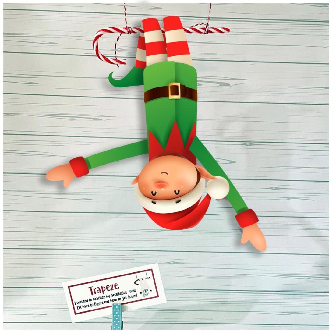 Elf Trapeze Prop Set | Elf Activity Kit - Etsy