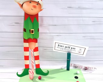 Elf Mini Golf Prop Set | Elf Activity Kit