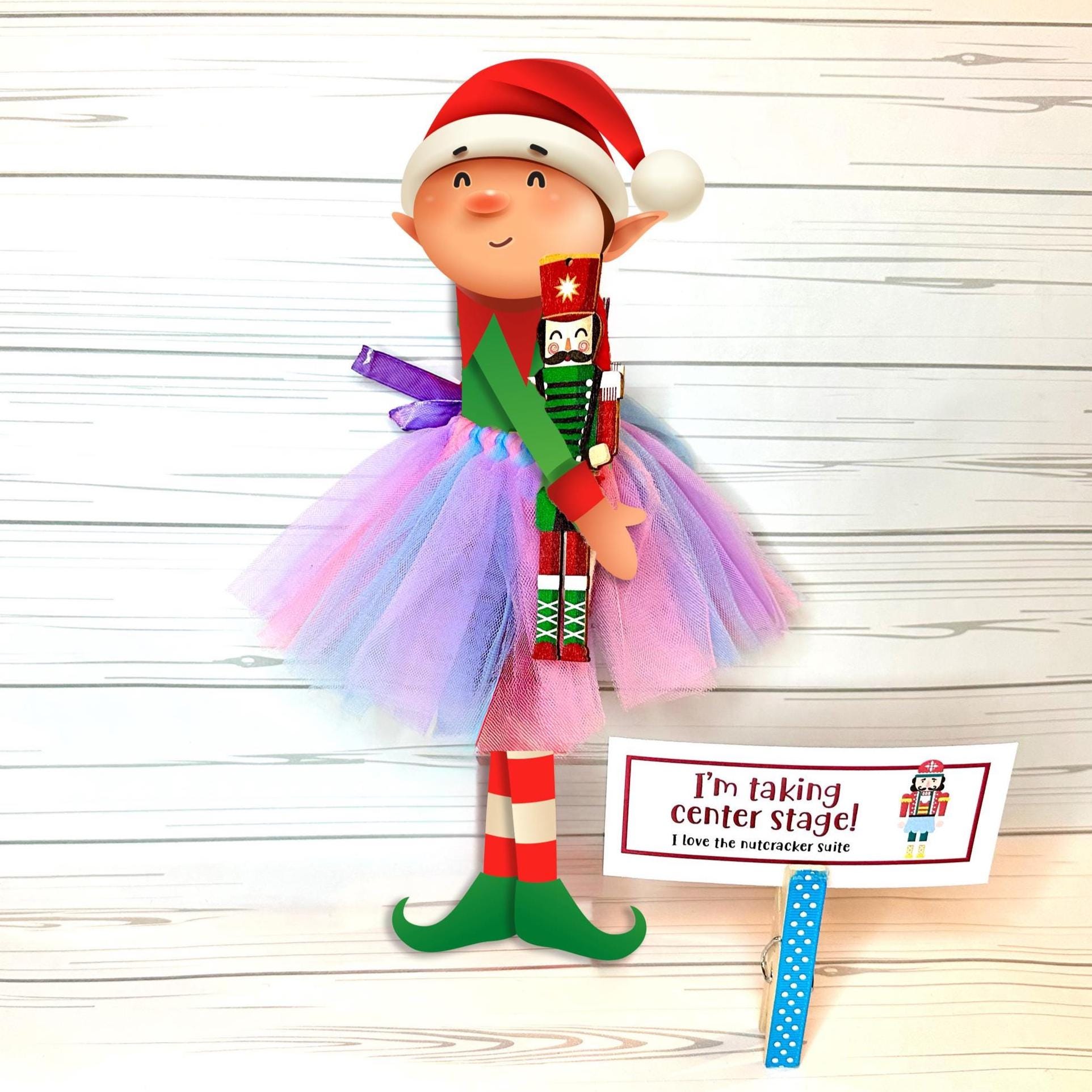 Elf Nutcracker Suite Ballet Prop Set | Elf Activity Kit - Etsy
