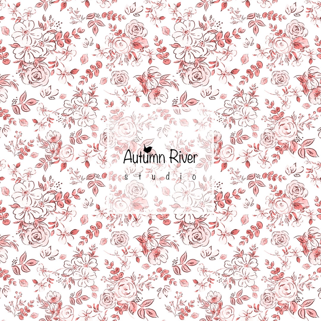 Red Flowy Pattern This item is unavailable - Etsy