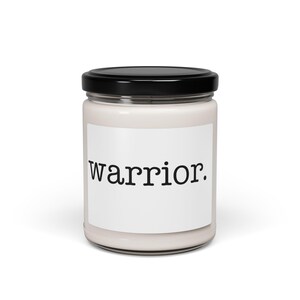 Scented Soy Candle, 9oz - warrior.