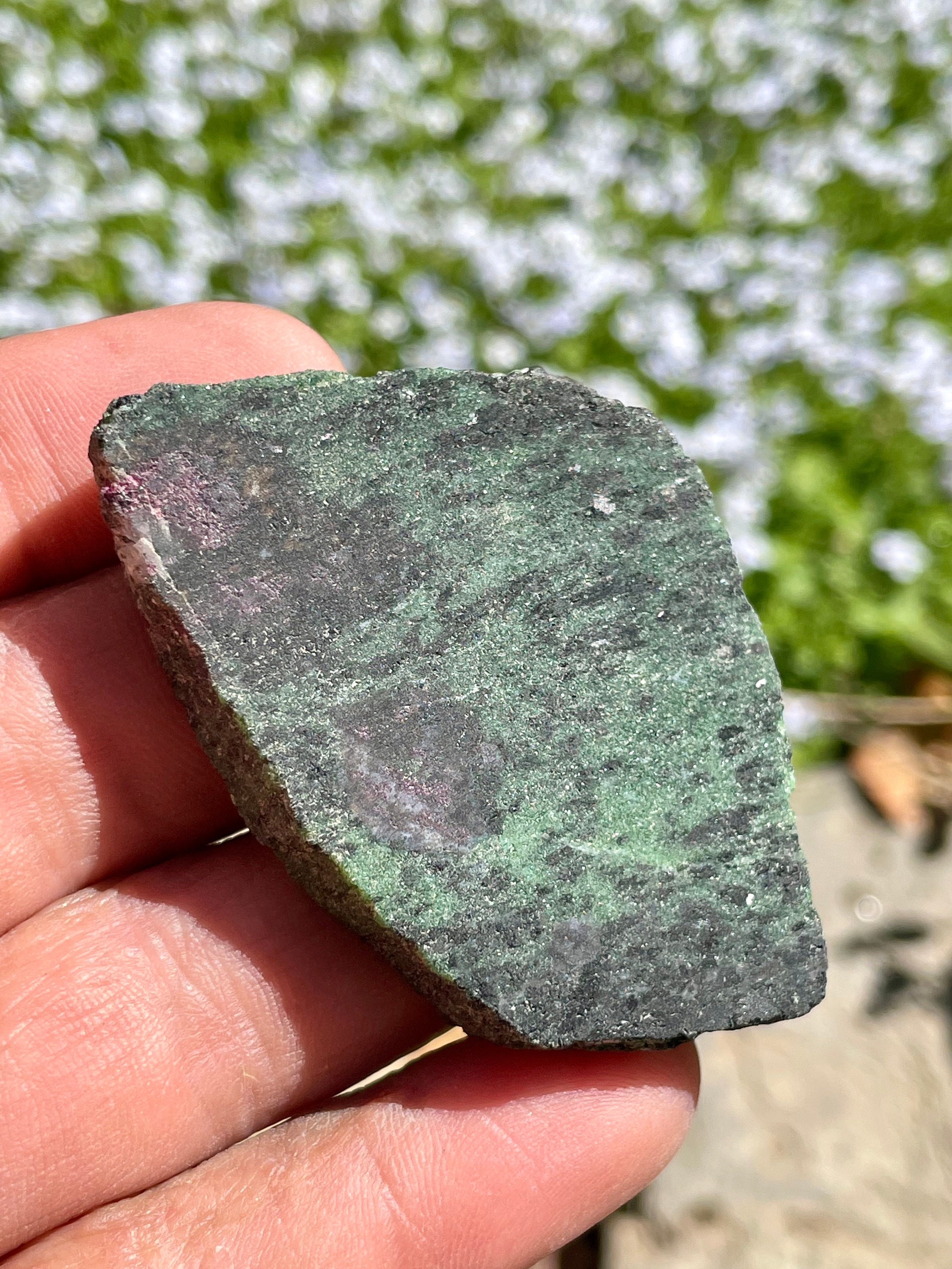 203g Ruby in Zoisite Slabs (x5) for Cabbing, Quality