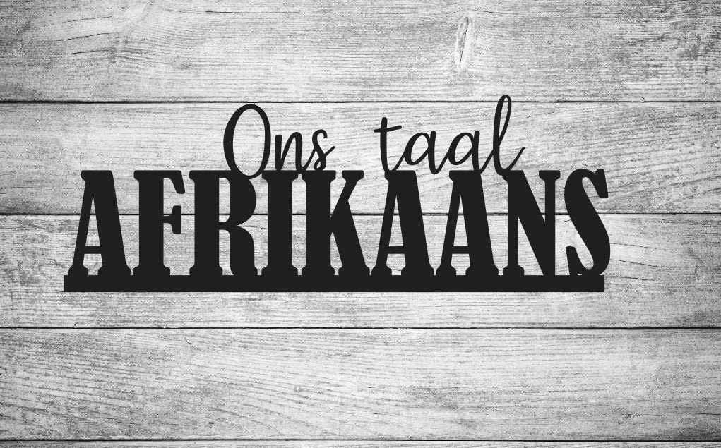 Afrikaans Ons Taal Script_digital File Etsy