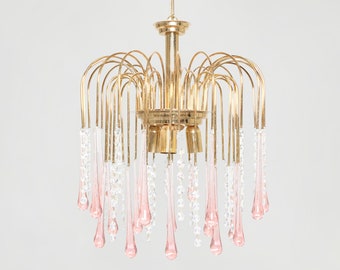 Vintage Murano Tear Drop Chandelier