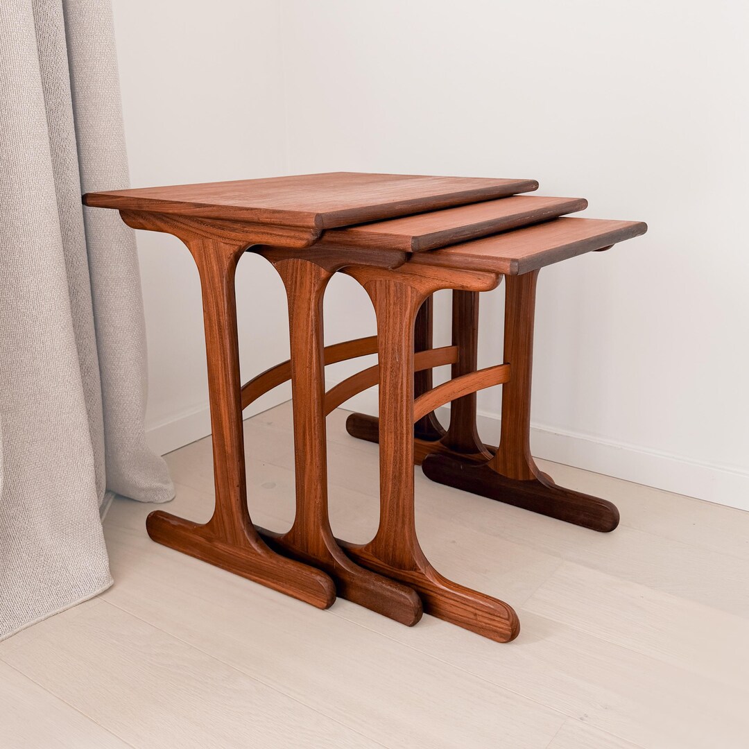 Mid Century Nesting Tables, 1970s. - Etsy Australia