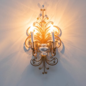 A Gilded Banci Firenze Wall Sconce