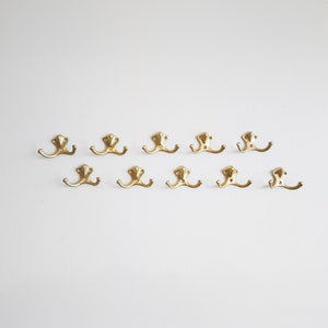 Vintage Gold Coat Hooks