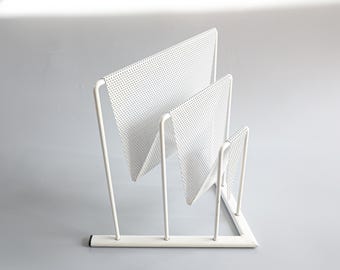 Vintage Magazine Rack in the Style of Mathieu Mategot