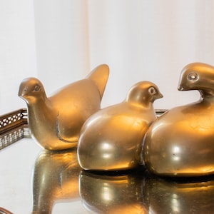 Vintage Brass Ducks