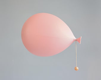 Bilumen “Balloon” Pink Wall Lamp by Yves Christin, Italy 1980s