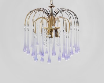 Vintage Murano Teardrop Chandelier