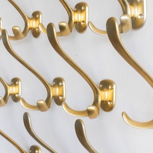 Gold Coat Hooks from the 70's