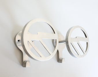 A Set of 2 Art Deco Italian Coat Hooks, 1930s.
