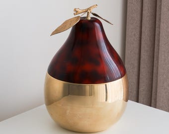 A Large Freddotherm by Turnwald Ice Bucket - Pear. Switzerland, 1980s.
