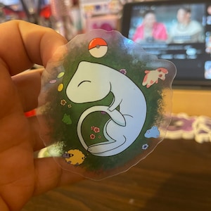 Clear blue baby (mewmewmew-mew-mewmewmew)(not mew but mew)(the shiny one)
