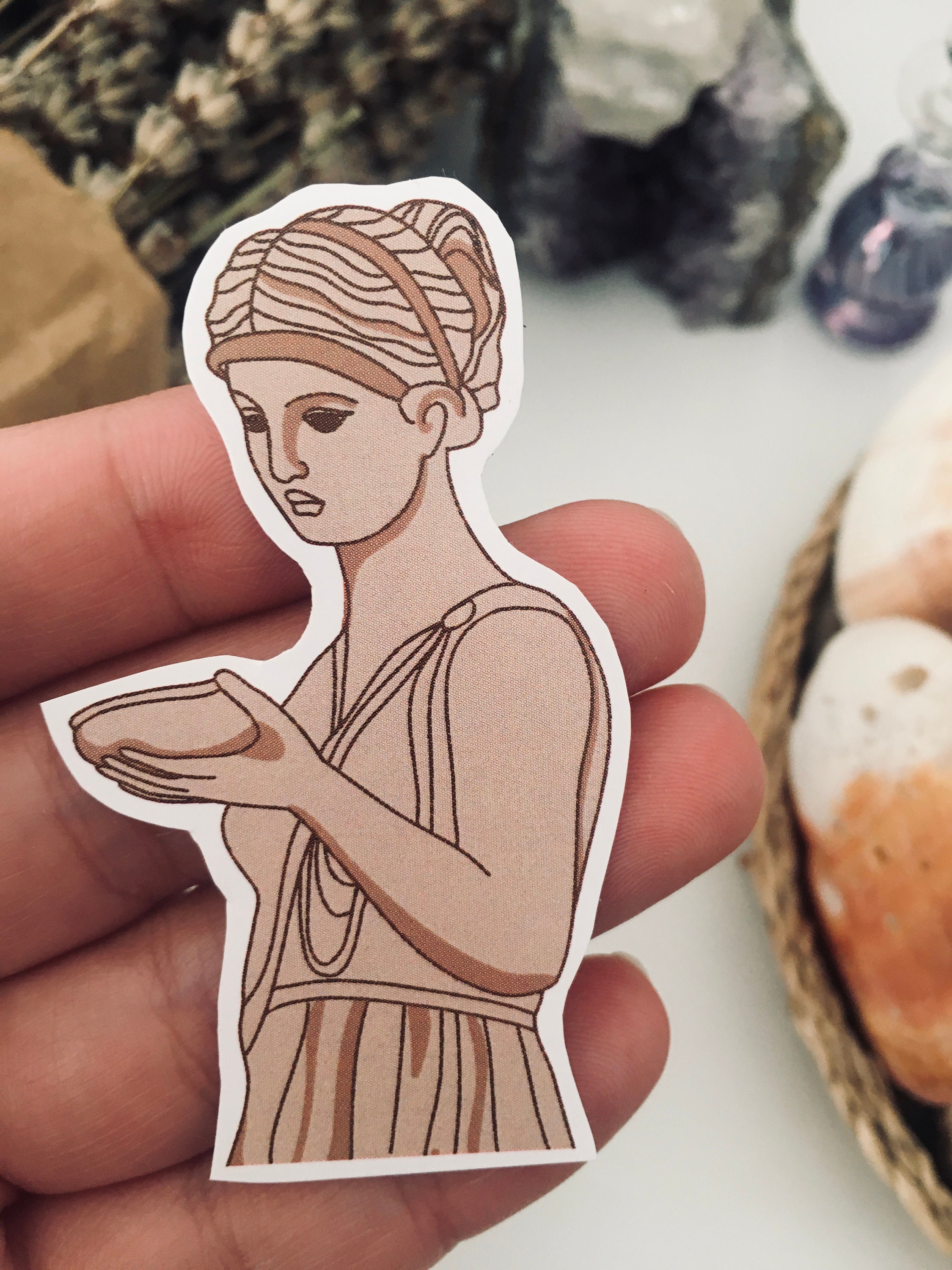 Ancient Greek Art Stickers, Waterproof Mythology Sticker Pack - Etsy