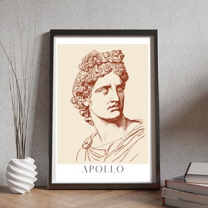 Phoebus Apollo Greek God Poster God Apollo Print Greek - Etsy