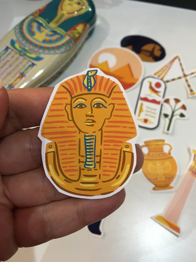 Egyptian Stickers Pack Egyptology Gift Egypt Laptop Decals Etsy