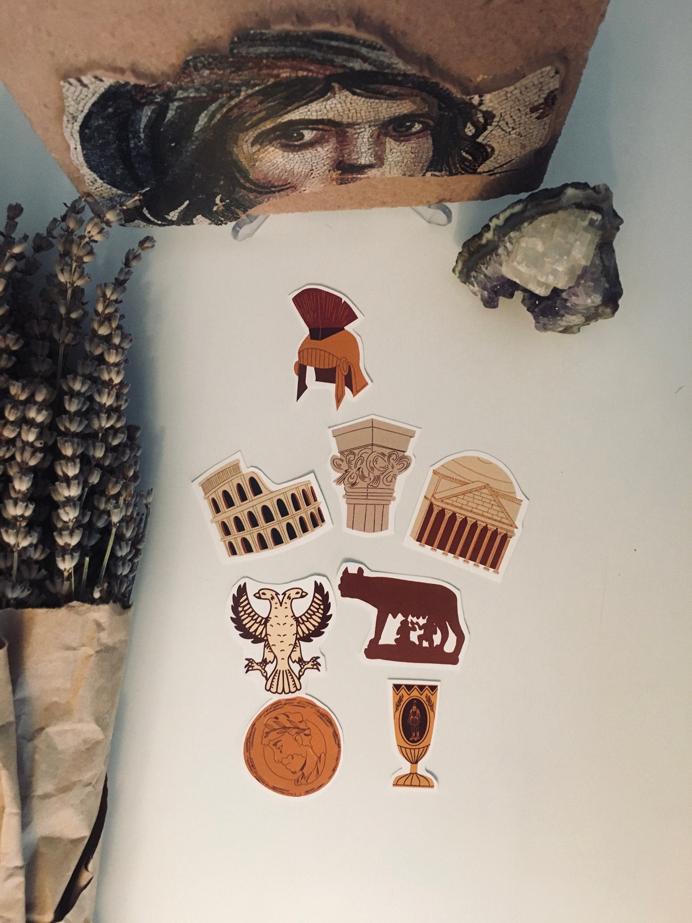 Ancient Rome Vinyl Sticker Pack, History Teacher Decals - Etsy