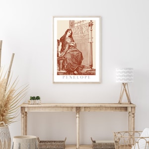 Penelope, Wife of Odysseus, the Odyssey by Homer Poster, the Odyssey ...