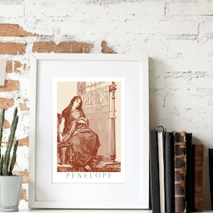 Penelope, Wife of Odysseus, the Odyssey by Homer Poster, the Odyssey ...