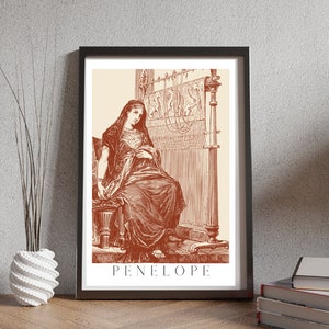 Penelope, Wife of Odysseus, the Odyssey by Homer Poster, the Odyssey ...