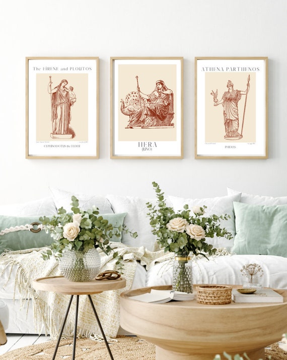 女神ヘラのプリント、ジュノのポスター、ギリシャ神話のアート