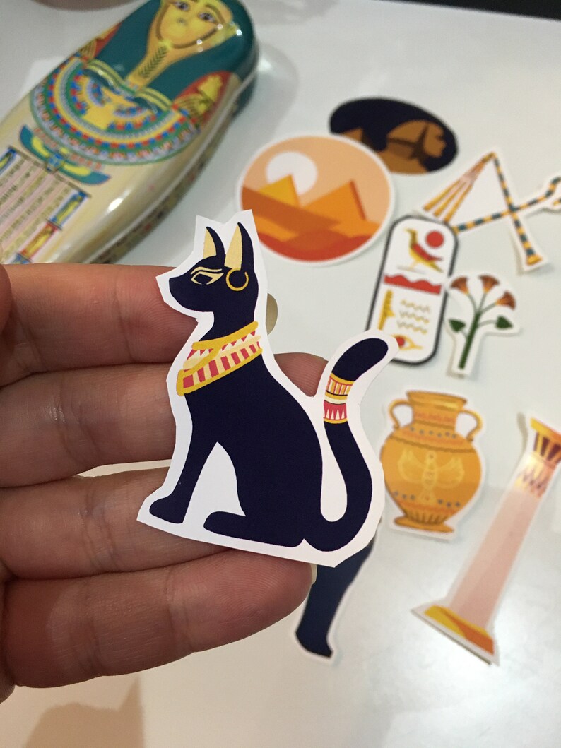 Egyptian Stickers Pack Egyptology Gift Egypt Laptop Decals Etsy
