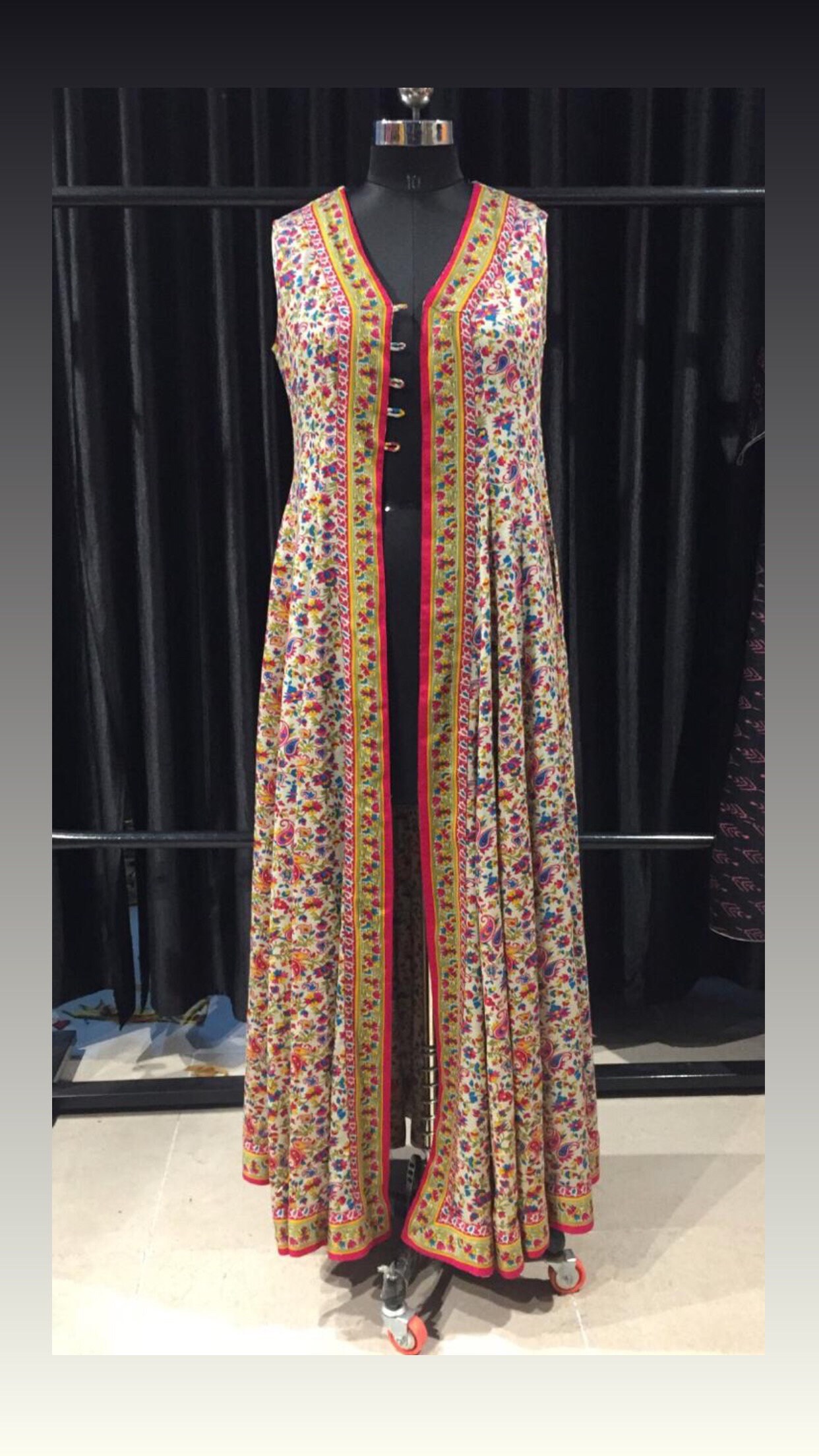 Cotton Full Length Shrug Designer Shrug Floral Print Cotton Etsy