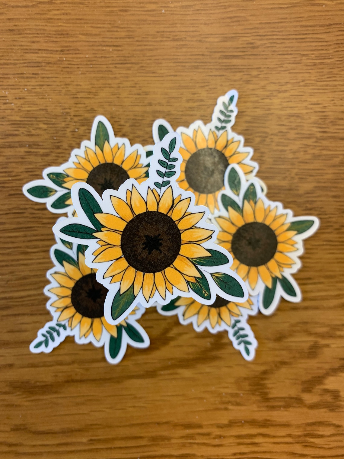 Sunflower Sticker/waterproof Sticker/ Small Sticker/ Hydroflask Sticker Etsy