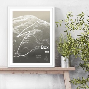 Box Hill Besteigung Poster