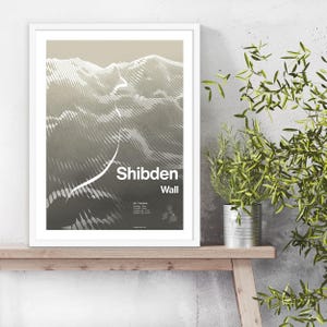 Shibden Wall Kletter Poster