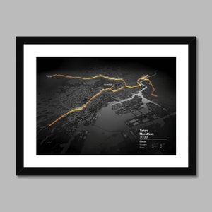 Maratón de Tokio / Mapa de ruta personalizado